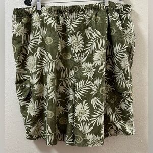 Men's 2XL Island Passport Board Shorts Swim Trunks Hawaiian Drawstring Pockets
